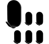 Self Adhesive Hooks For Hanging,Extra Sticky And Strong,Max Load 5kg,No Nails,Multipurpose Heavy Duty Wall Hooks For Bathroom,Kitchen,Doors (Pack Of 6)