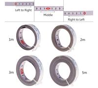 Self-Adhesive Measuring Tape From Left To Right,Right To Left,In The Middle Of Both Sides 1/2/3/5m (1m,Left To Right)