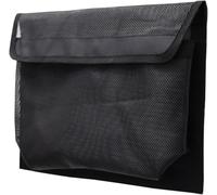 Self Adhesive Mesh Boat Storage Bag, Marine Organization Net Bag with Hook and Loop, Strong Adhesive Back Storage Pocket for Gloves, Tools, Hardware, Equipment, Grey, Refer to Description