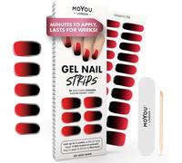 Self Adhesive Nail Stickers Semi-Cured Gel Nail Stickers Uv/Led Lamp Required 20 Gel Nail Polish Wraps Nail Art Stickers - Say What Again