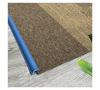 Self Adhesive PVC Soft Floor Transition Strip for Wood to Carpet,Carpet Edge Trim Area Rug Wrapping Strips, Flooring Mats Edge Safety Protector, 3.3 6. 610 13 16.4ft Long(Light Blue,5m(16.4ft))
