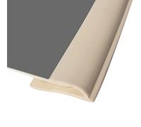Self Adhesive PVC Soft Floor Transition Strip for Wood to Carpet,Carpet Edge Trim Area Rug Wrapping Strips, Flooring Mats Edge Safety Protector, 3.3 6. 610 13 16.4ft Long(Beige,5m(16.4ft))