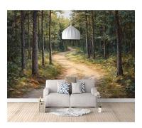 Self-adhesive Wallpaper Decoration for Living Room Office Green forest paths 100x70cm Custom 3D Photo Bedroom Wall Painting Mural