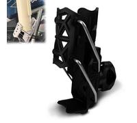 Self-Adjusting Cup Holder, Adaptive Cycling Bottle Holder, 360° Rotating Motorcycle Water Bottle Mount Cage with Automatic Clamping, Suitable for 2'' - 3'' Cup (Black)