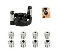 Self Centering Doweling Jig, Woodworking Hole Puncher Locator, Portable Straight Drilling Guide Tools For Wood Panel, Reliable Positioning Accessory For DIY & Furniture Assembly (Black)
