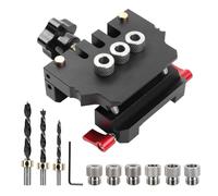 Self Centering Patchwork Doweling Jig, Width Woodworking Joints Tool Drill Guides Locator, Wood Dowel Punch Locator