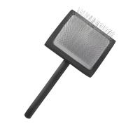 Self Cleaning Slicker Brush, Dogs Stainless Steel, Grooming Comb Sturdy Design, Pet Hair Tool for Mats Tangles Knots Removal, Comfortable Dog Grooming Brush for Home Bathing Use