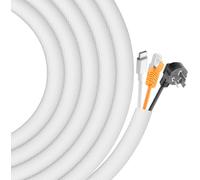 self closing cable jacket 10mm to 4m white cable management woven cable jacket dog cat cut cable sleeve for TV computer office automotive cable