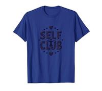 Self Club : Un Design Autonome pour Les Amateurs d'amour-Propre T-Shirt, Homme, Bleu Royal, XL