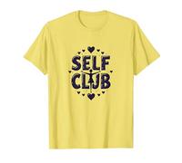 Self Club : Un Design Autonome pour Les Amateurs d'amour-Propre T-Shirt, Homme, Citron, L
