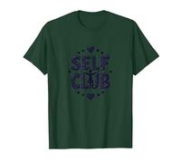 Self Club : Un Design Autonome pour Les Amateurs d'amour-Propre T-Shirt, Homme, Vert Forêt, 3XL
