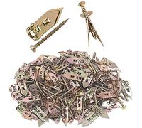 Self Drilling Drywall Anchors with Screws, No Drill Or Holes in Wall, Expansion Screws Set, Carbon Steel Hollow Wall Anchor Tapping Screw, Screws Kit for Fixing Curtains