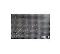 Self-Healing Cutting Mat A3 Craft Cutting Mat Single Side Pad For Crafting Silhouette Sewing DIY Knife Engraving Leather Cutter Board(Black)