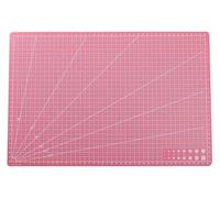 Self-Healing Cutting Mat A3 Double Side Craft Cutting Mat Board Sewing Pad Artist Carving Tools Handmade Crafts DIY Props(Pink)