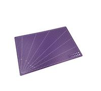 Self-Healing Cutting Mat A3 Self-Healing Cutting Mat Multipurpose Craft For DIY/Home/School/Quilting Non-Slip Gridded Work Surface Desktop Protector(Purple)