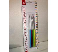 Self Import Agencies LOT DE 4 COUTEAUX EPLUCHEUR, 16CM, 4 ASS CLRS