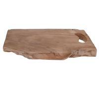 Self Import Agencies PLANCHE A DECOUPER TEAK - AVEC POIGNEE - 42X26X3CM
