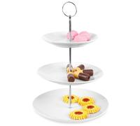 Excellent Houseware Self Import Agencies Presentoir Porcelaine 16,5CM/20CM/25CM - Hauteur 36CM