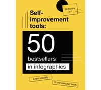 Self-Improvement Tools: 50 Bestsellers in Infographics. High-Rated Books for Self-Development and Personal Transformation in Visuals