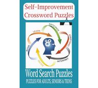 Self-Improvement Word Search Puzzle Book: 50+ Growth Mindset Word Search Puzzles to Boost Confidence, Reduce Stress, and Promote Positive Thinking - ... Large Print | 6x9 paperback | 120 Pages