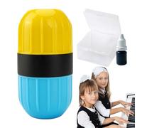 Self-Inking Teacher Stamps,Self-Inking Music Notation Stamp - Multi-Functional Learning Tool for School, Home, Outdoors, Travel