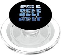 Self-ish Love Worth Respect Bleu Positif Inspiration PopSockets PopGrip pour MagSafe