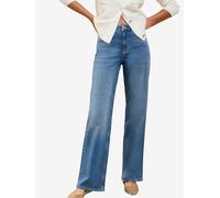 self. Jean bleu denim, Taille 34 Longueur Courte