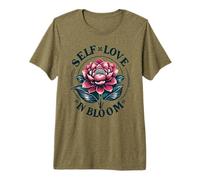 Self-Love Blossoming Women's Empowerment T-Shirt Haut de Gamme