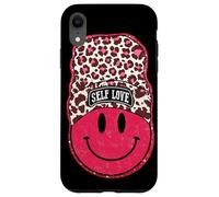 Self Love Leopard Face Bonnet Motif Coque pour iPhone XR