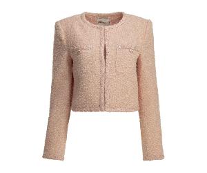 SELF-PORTRAIT blazer en bou emme rose - 08