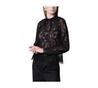 Self Portrait - Blouse - Femme - Blouses et Chemises - Noir - Taille: 38 FR