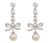 Self Portrait - Boucle en cristal pour boucle d'oreille - Femme - Accessoires - Blanc - Taille: ONE Size