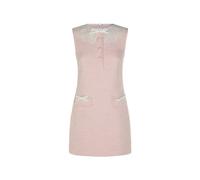 Self Portrait - Bouclé Mini Dress - Femme - Robes - Rose - Taille: 40 FR