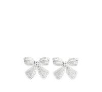 Self Portrait - Boucles d'oreilles en cristal - Femme - Accessoires - Gris - Taille: ONE Size