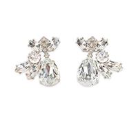Self Portrait - Boucles d'oreilles pendantes - Femme - Accessoires - Gris - Taille: ONE Size