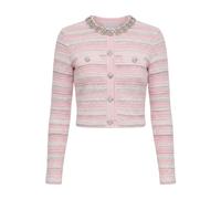 Self Portrait - Cardigan Texturé - Femme - Pulls - Rose - Taille: 38 FR