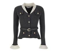 Self Portrait - Cardigans - Femme - Pulls - Gris - Taille: 36 FR