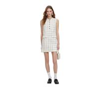 Self Portrait - Checkered Mini Dress - Femme - Robes - Blanc - Taille: 40 FR
