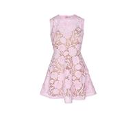 SELF-PORTRAIT robe courte en dentelle femme rose - 12