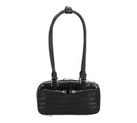 Self Portrait - Croc Leather Mini Shoulder Bag - Femme - Sacs - Noir - Taille: ONE Size