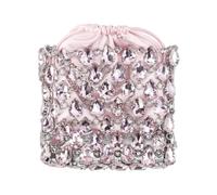 Self Portrait - Crystal Chainmail Mini Bag - Femme - Sacs - Rose - Taille: ONE Size