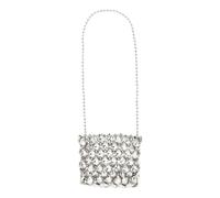 Self Portrait, Femme, Sacs, Multicolore, Taille: ONE Size Crystal Chainmail Mini Clutch