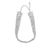 Self Portrait - Crystal Choker - Femme - Accessoires - Gris - Taille: ONE Size