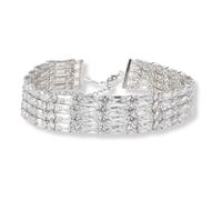 Self Portrait - Crystal Choker - Femme - Accessoires - Gris - Taille: ONE Size