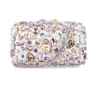 Self Portrait - Crystal Embellished Clutch - Femme - Sacs - Multicolore - Taille: ONE Size