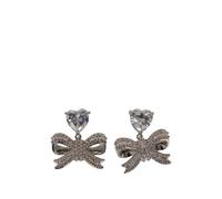 Self Portrait - Earrings - Femme - Accessoires - Gris - Taille: ONE Size