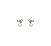 Self Portrait - en Cristal Boucles d'Oreilles Argent - Femme - Accessoires - Gris - Taille: ONE Size