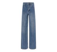 Self Portrait, Femme, Jeans, Bleu, Taille: W27 Jean coupe droite avec strass