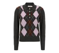 Self Portrait, Femme, Pulls, Multicolore, Taille: 36 FR Argyle Lightweight Jumper