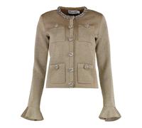 Self Portrait, Femme, Pulls, Jaune, Taille: 36 FR Tricots